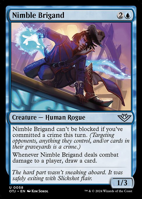 Nimble Brigand - Outlaws of Thunder Junction () #58