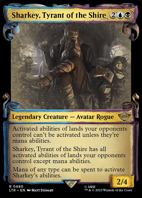 Sharkey, Tyrant of the Shire - The Lord of the Rings: Tales of Middle-earth (ltr) #680 [Foil] [Foil]