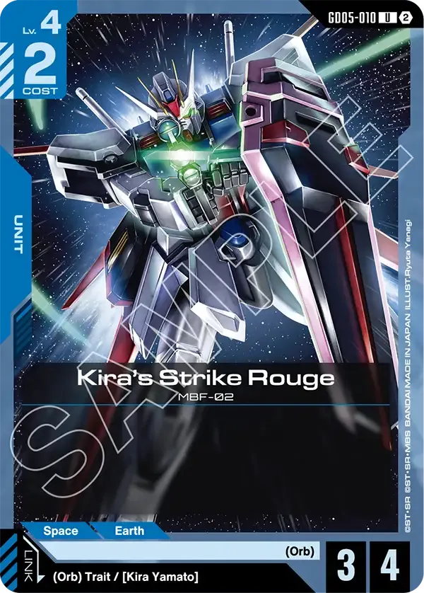 Kira's Strike Rouge - Freedom Ascension [GD05] (GD05-010) #010