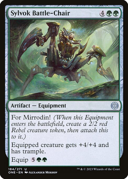 Sylvok Battle-Chair - Phyrexia: All Will Be One () #184