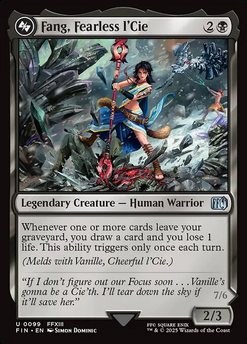 Fang, Fearless l'Cie - Final Fantasy (FIN) #99 [Foil] [Foil]