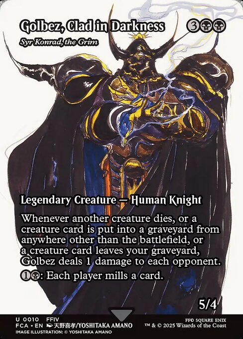Syr Konrad, the Grim - Final Fantasy: Through the Ages (FCA) #10 [Foil] [Foil]
