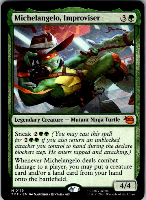 Michelangelo, Improviser - Teenage Mutant Ninja Turtles (TMT) #119