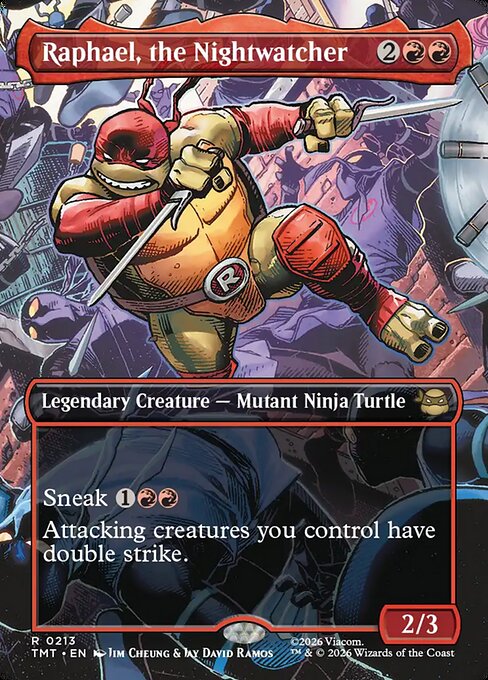 Raphael, the Nightwatcher - Teenage Mutant Ninja Turtles (TMT) #213 [Alt Art] [Foil]