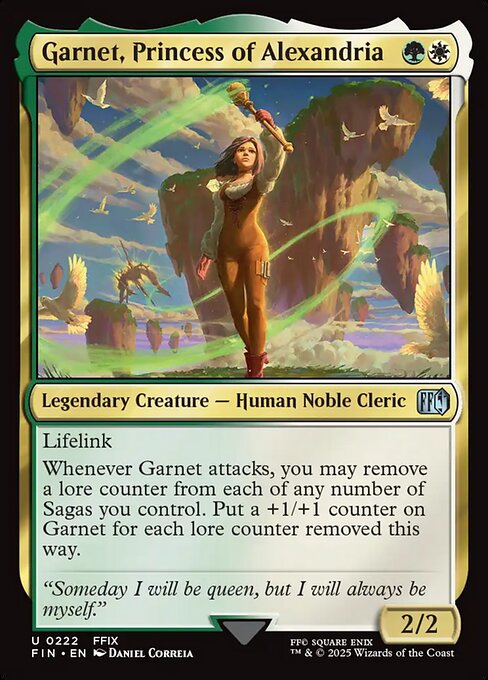 Garnet, Princess of Alexandria - Final Fantasy (FIN) #222 [Foil] [Foil]