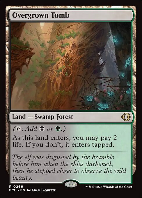 Overgrown Tomb - Lorwyn Eclipsed (ecl) #266