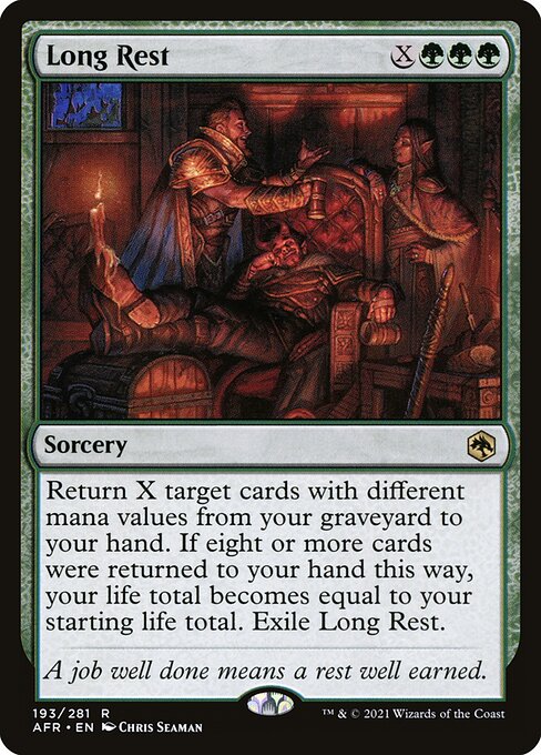 Long Rest - Adventures in the Forgotten Realms (AFR) #193 [Foil] [Foil]