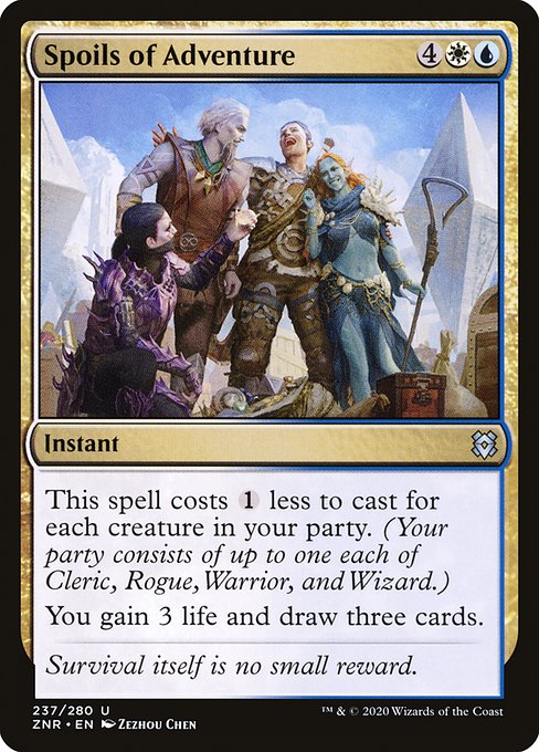 Spoils of Adventure - Zendikar Rising (ZNR) #237