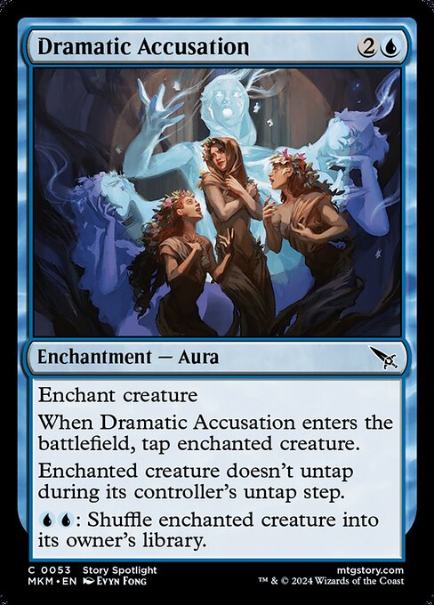 Dramatic Accusation - Murders at Karlov Manor (MKM) #53 [Foil] [Foil]