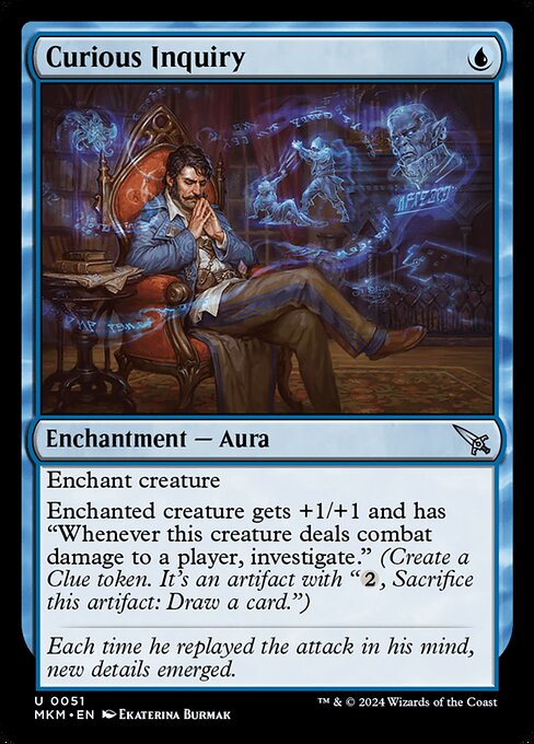 Curious Inquiry - Murders at Karlov Manor (MKM) #51 [Foil] [Foil]