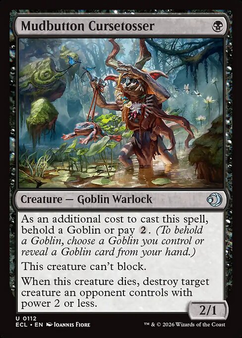Mudbutton Cursetosser - Lorwyn Eclipsed (ecl) #112