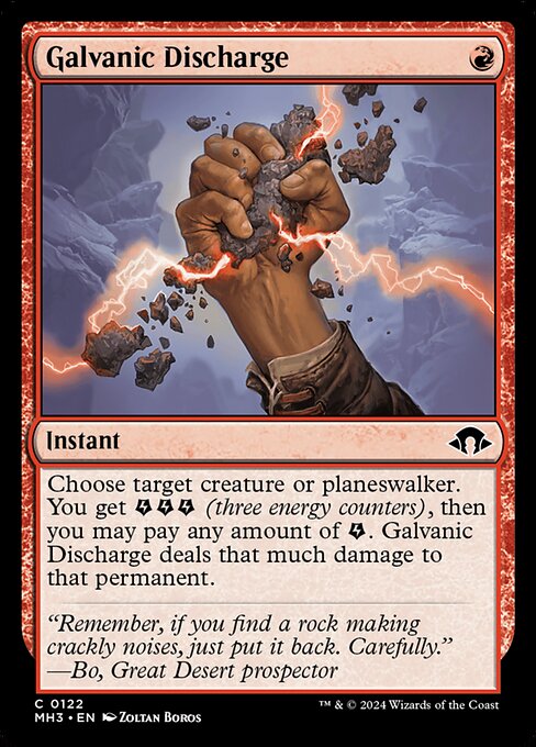 Galvanic Discharge - Modern Horizons 3 (mh3) #122 [Foil] [Foil]