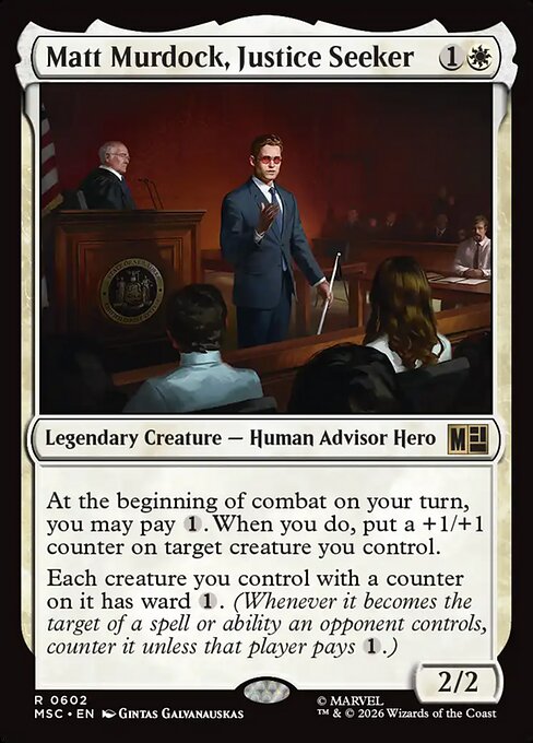 Matt Murdock, Justice Seeker - Marvel Super Heroes Commander () #602