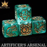 DNDDICEWHOLESALE.COM - Artificer's Arsenal - 11 Dice Set