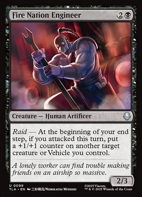 Fire Nation Engineer - Avatar: The Last Airbender () #99 [Foil] [Foil]