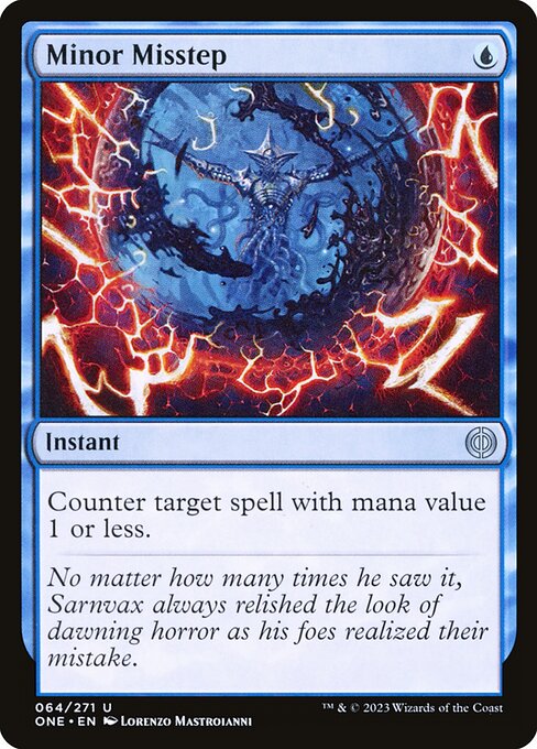Minor Misstep - Phyrexia: All Will Be One () #64