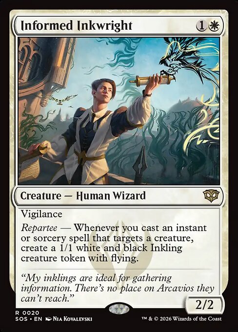Informed Inkwright - Secrets of Strixhaven () #20 [Foil] [Foil]