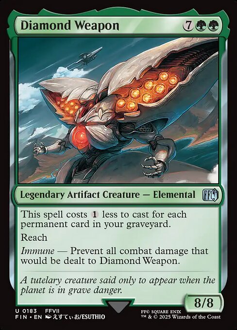 Diamond Weapon - Final Fantasy (FIN) #183 [Foil] [Foil]