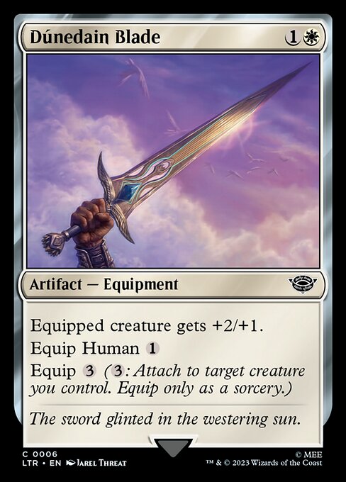 Dúnedain Blade - The Lord of the Rings: Tales of Middle-earth (ltr) #6 [Foil] [Foil]