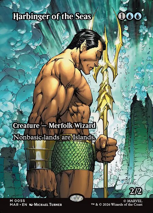Harbinger of the Seas - Marvel Universe () #55 [Foil] [Foil]