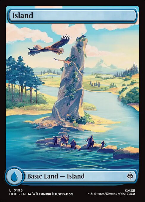 Island - The Hobbit (hob) #195 [Foil] [Foil]
