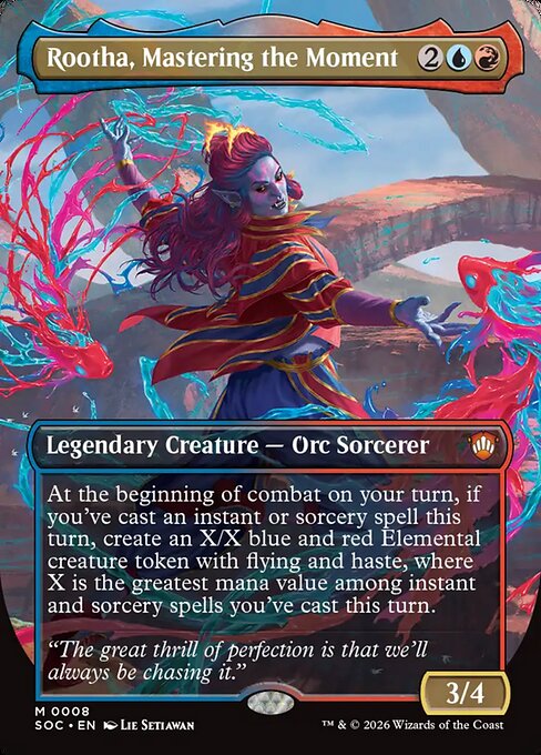 Rootha, Mastering the Moment - Secrets of Strixhaven Commander () #8