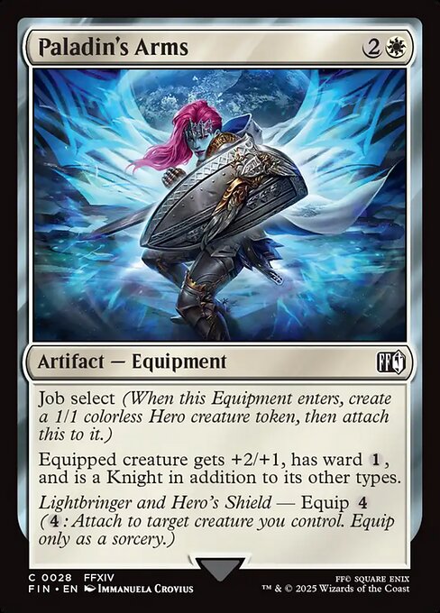 Paladin's Arms - Final Fantasy (FIN) #28 [Foil] [Foil]