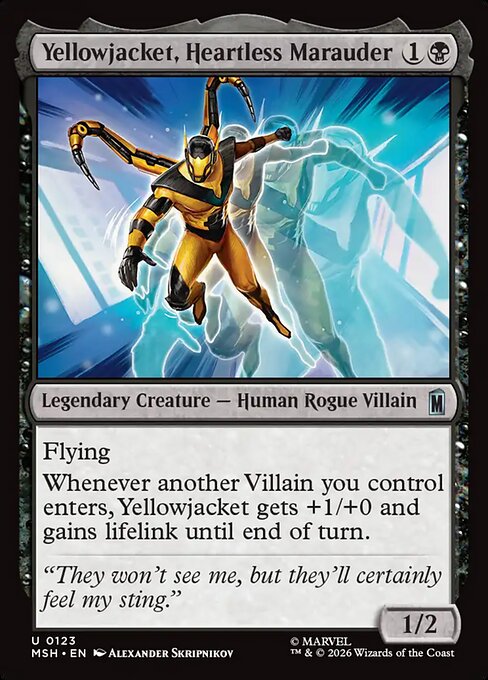 Yellowjacket, Heartless Marauder - Marvel Super Heroes () #123
