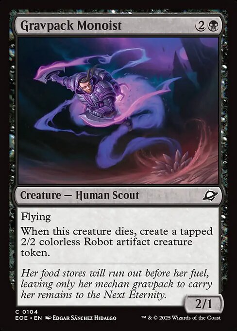 Gravpack Monoist - Edge of Eternities (eoe) #104 [Foil] [Foil]