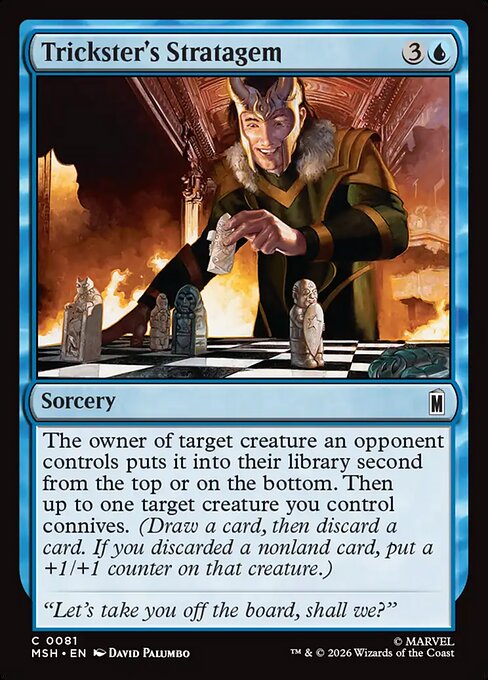 Trickster's Stratagem - Marvel Super Heroes () #81 [Foil] [Foil]