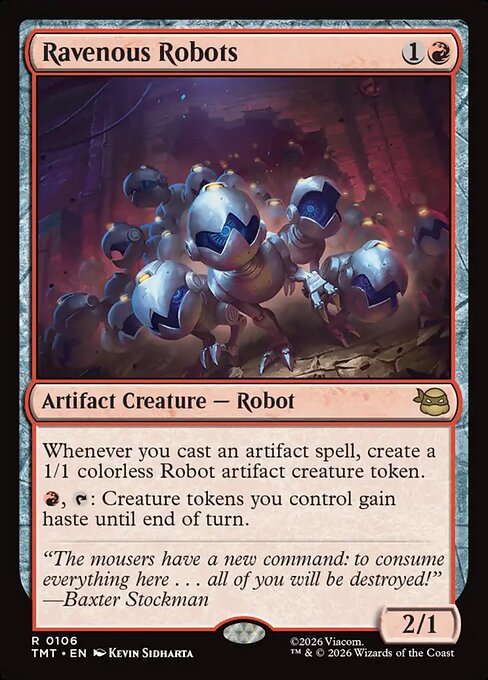 Ravenous Robots - Teenage Mutant Ninja Turtles () #106 [Foil] [Foil]
