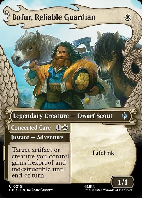 Bofur, Reliable Guardian // Concerted Care - The Hobbit (HOB) #215 [Foil] [Foil]