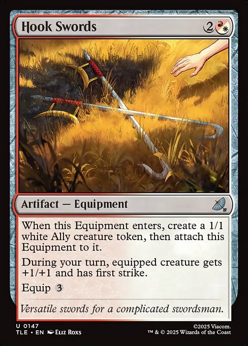 Hook Swords - Avatar: The Last Airbender Eternal () #147 [Foil] [Foil]