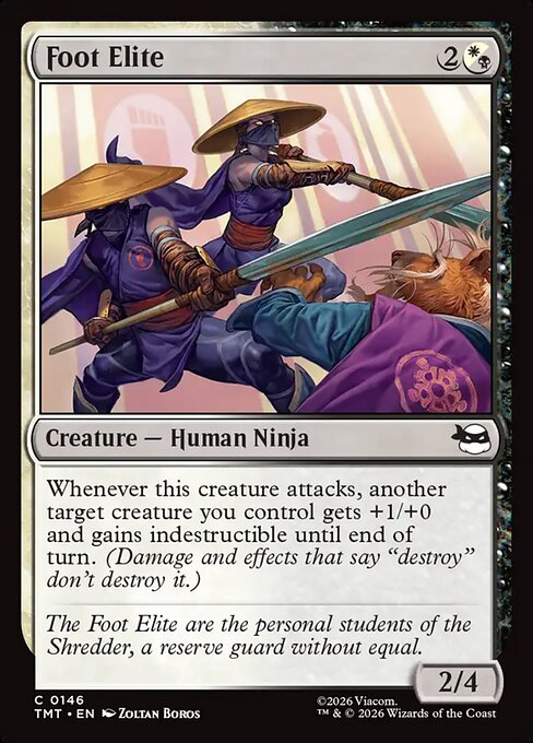 Foot Elite - Teenage Mutant Ninja Turtles () #146 [Foil] [Foil]