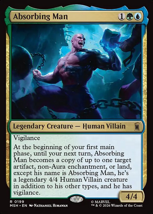 Absorbing Man - Marvel Super Heroes () #199 [Foil] [Foil]