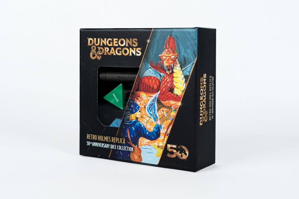 FanRoll by Metallic Dice Games - D&D 50th Anniversary Retro Vintage Holmes Replica Set