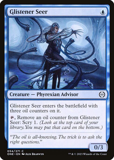 Glistener Seer - Phyrexia: All Will Be One (ONE) #54 [Foil] [Foil]
