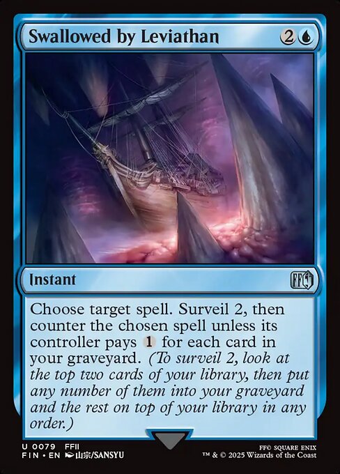 Swallowed by Leviathan - Final Fantasy (FIN) #79 [Foil] [Foil]