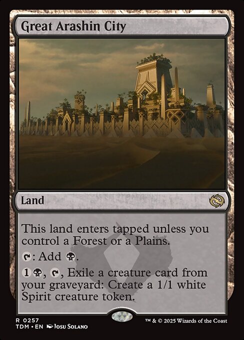 Great Arashin City - Tarkir: Dragonstorm (TDM) #257 [Foil] [Foil]