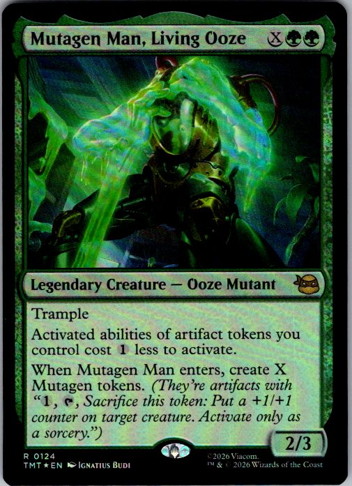 Mutagen Man, Living Ooze [Foil] - Teenage Mutant Ninja Turtles (TMT) #124 [Foil]
