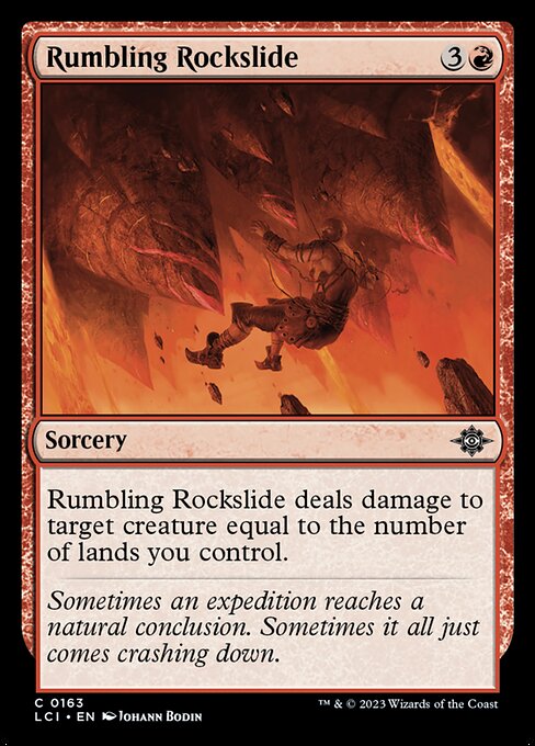 Rumbling Rockslide - The Lost Caverns of Ixalan (lci) #163