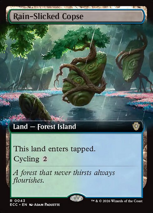 Rain-Slicked Copse - Lorwyn Eclipsed Commander (ECC) #43
