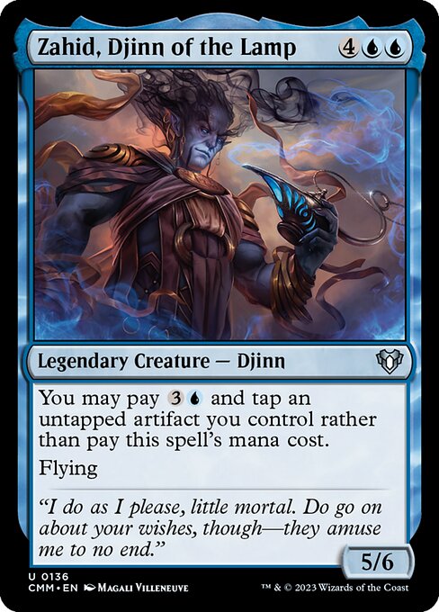 Zahid, Djinn of the Lamp - Commander Masters () #136
