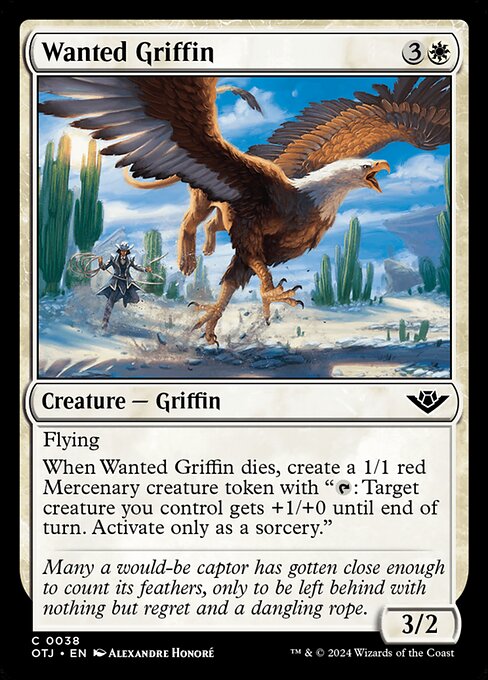 Wanted Griffin - Outlaws of Thunder Junction () #38