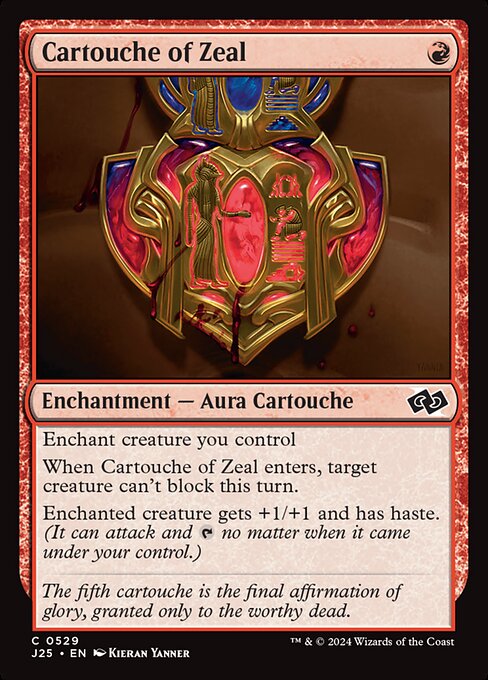 Cartouche of Zeal - Foundations Jumpstart () #529