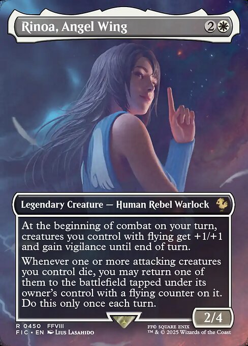 Rinoa, Angel Wing - Final Fantasy Commander () #450 [Foil] [Foil]