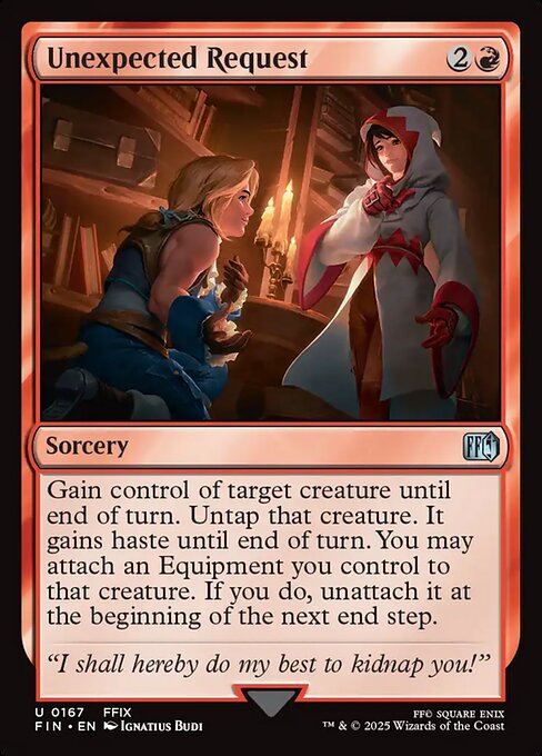 Unexpected Request - Final Fantasy (FIN) #167 [Foil] [Foil]