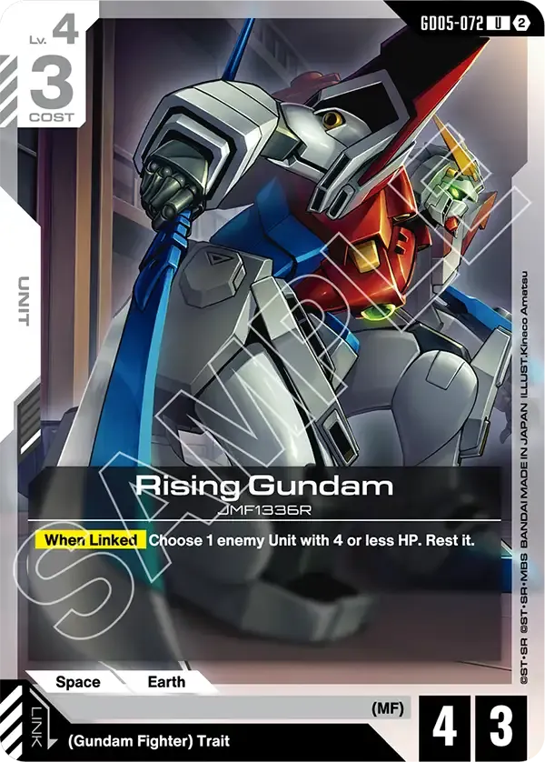 Rising Gundam - Freedom Ascension [GD05] (GD05-072) #072