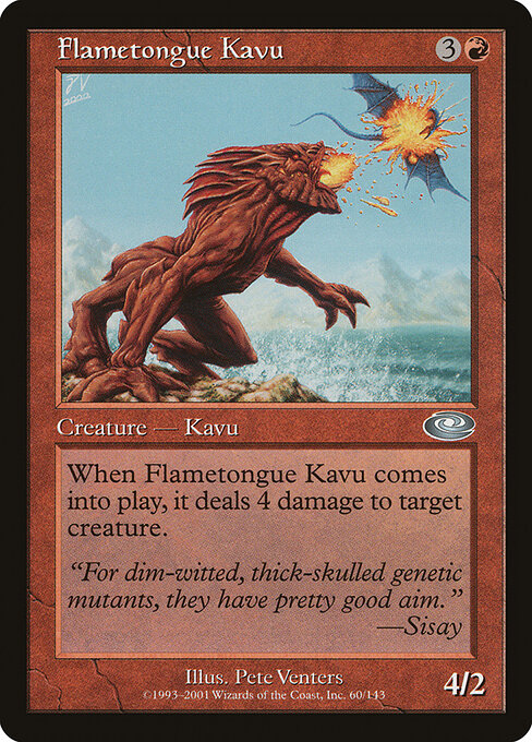 Flametongue Kavu - Planeshift (pls) #60