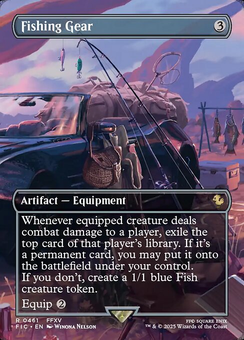 Fishing Gear - Final Fantasy Commander () #461 [Foil] [Foil]